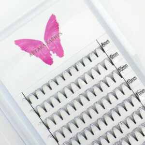 Premade lash fans in Astara Lashes tray