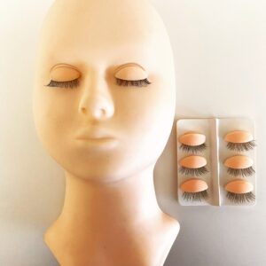 Mannequin Training Head with x3 Pairs Replacement Eyelids