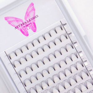 6D premade lash fans in Astara Lashes tray