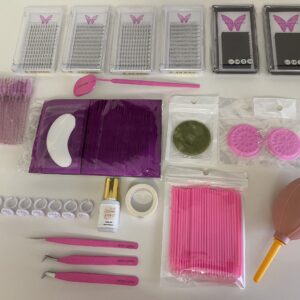 Eyelash Extension Starter Kit (Mannequin Head Not Included)