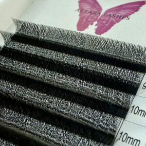 Clover lash extensions in Astara Lashes tray
