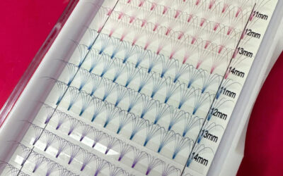 Coloured Russian Lashes 5D 0.07 Mix Tray